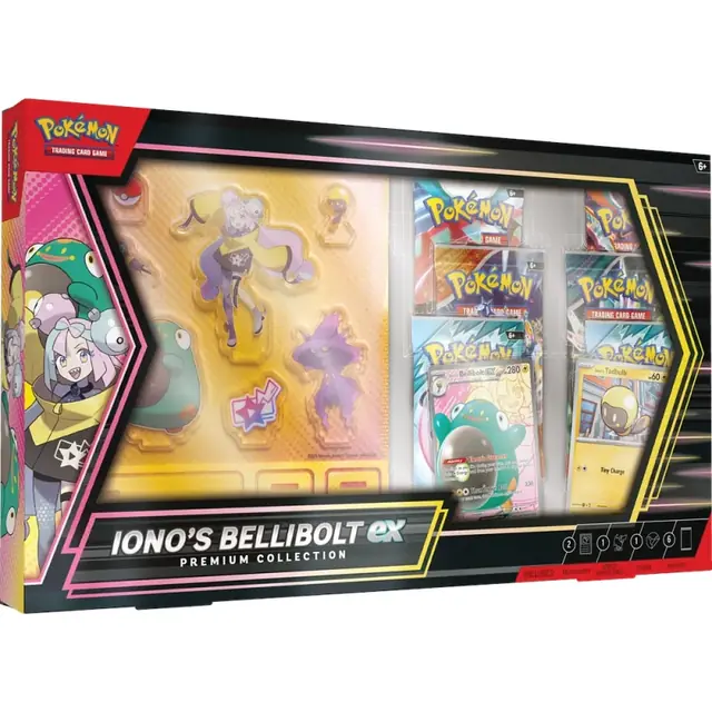 Pokémon TCG Iono’s Bellibolt ex · Premium Collection (español)