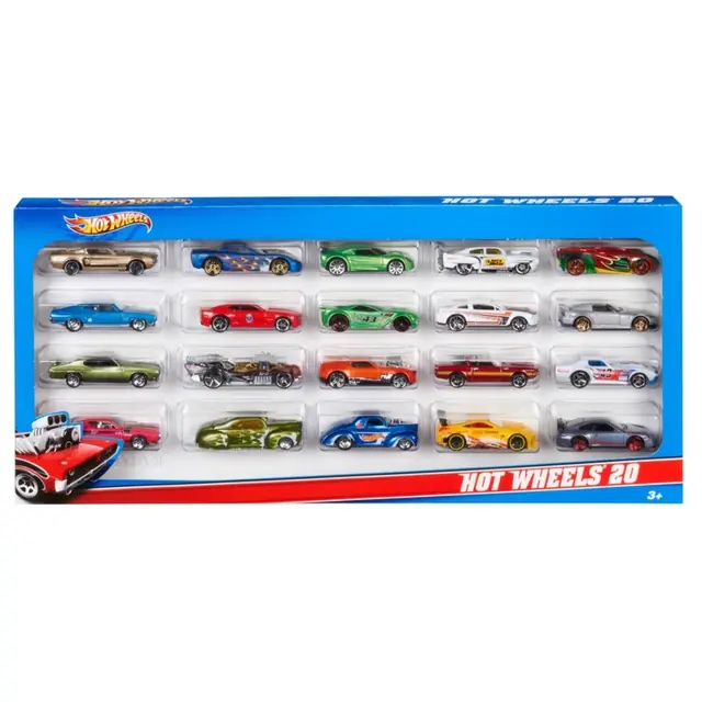 Hot Wheels Pack de 20 autos a escala 1:64