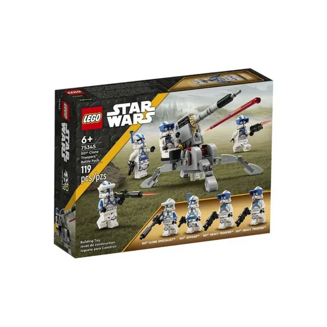 LEGO Star Wars Battle Pack Soldados Clon de la 501 · set 75345